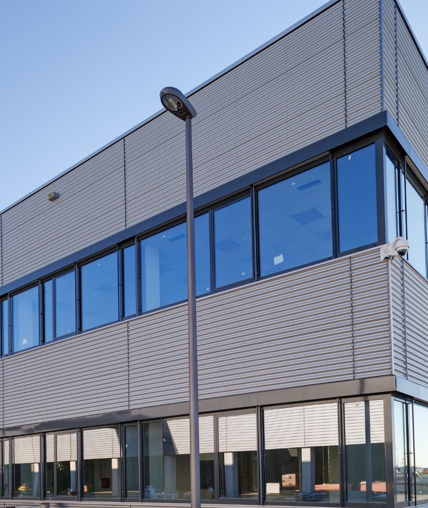 fachada de vidro em Duque de Caxias